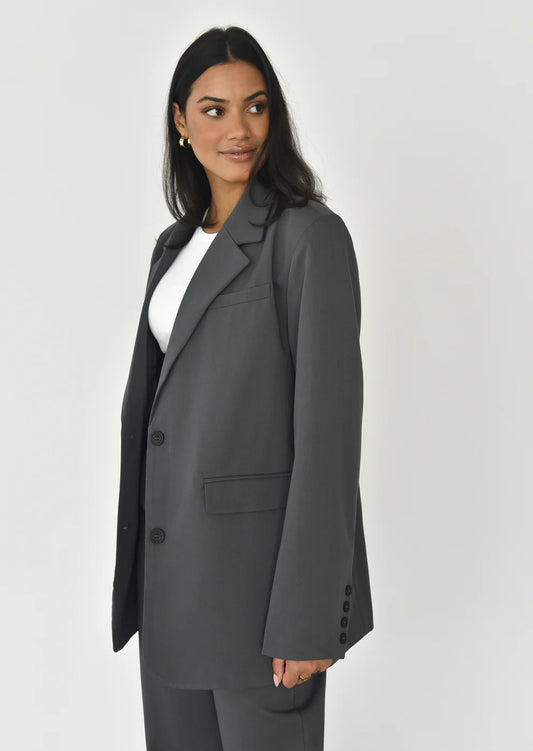 Blazer droit oversize